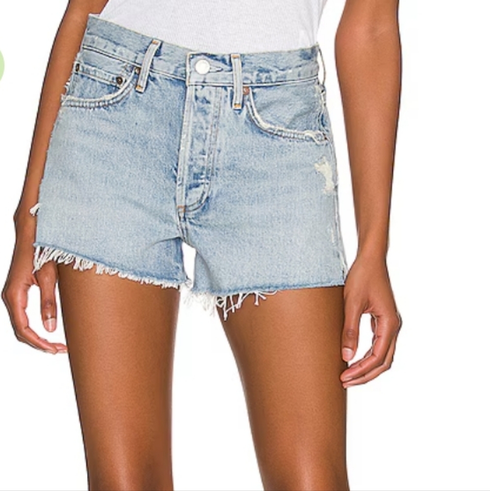 NWT Agolde Parker Vintage Cut Off jeans shorts in rapture color